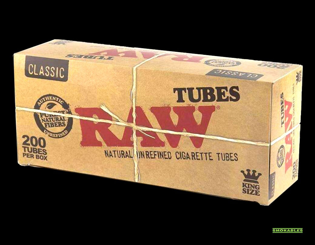 raw cigarette tubes RAW Tubes 200 Pack – Smokables