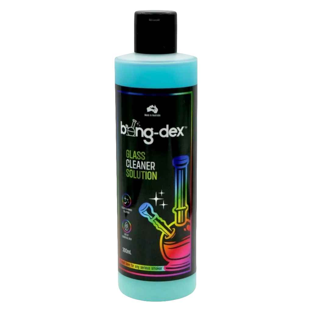 Bongdex Bong Glass Cleaner 300ml bottle - effective bong and glass pipe cleaner