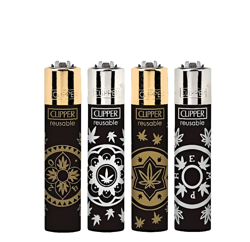 Large Clipper Lighter | Money Hemp Themed