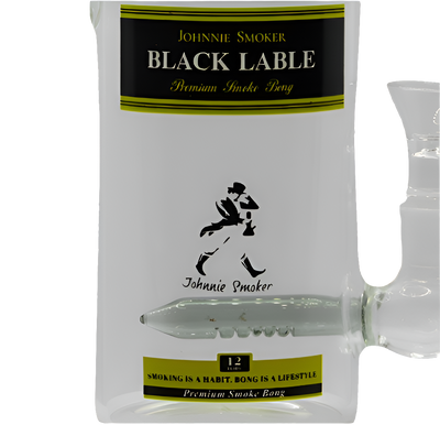 Johnnie Smoker Black Label Bottle Bong | 23cm