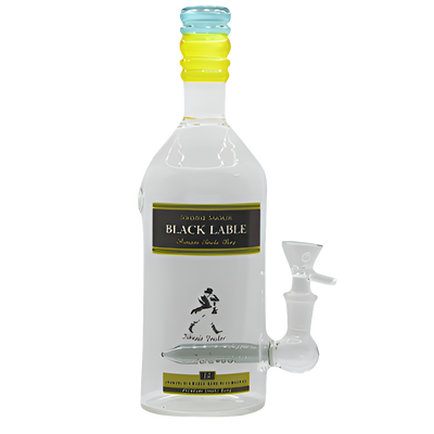 Johnnie Smoker Black Label Bottle Bong | 23cm