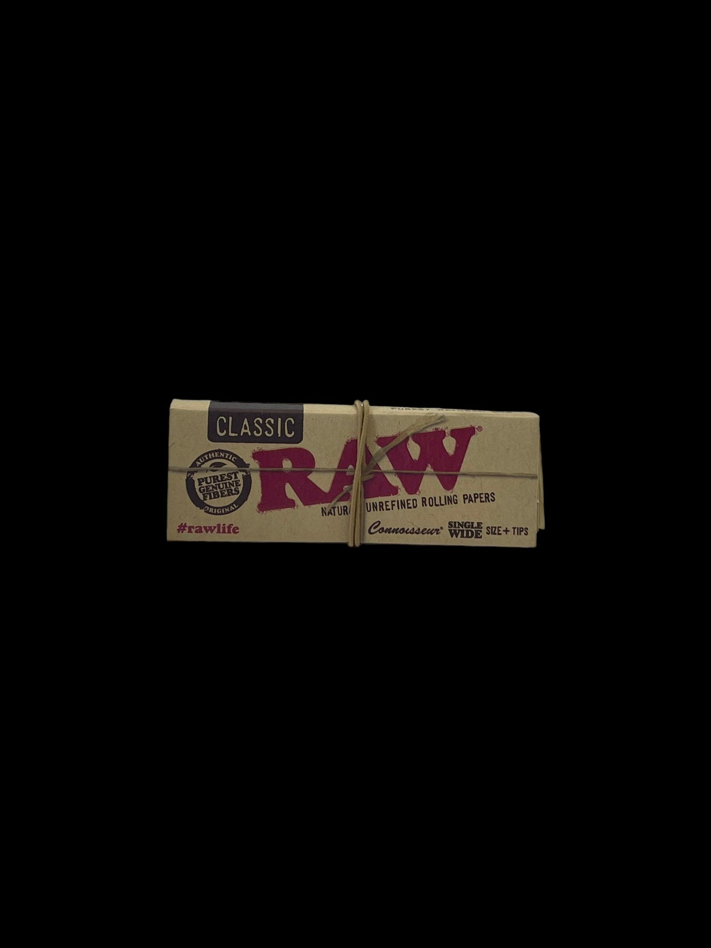 RAW Classic Single Wide Rolling Papers + Tips Classic Convenience