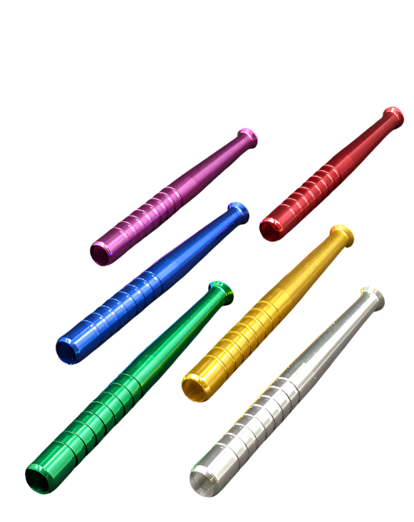 Metal One Hitter Baseball Bat | 3"
